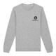 Gr�meleret sweatshirt i bomuld og polyester med rund hals.