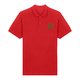 R�d poloshirt i �kologisk bomuld til m�nd.