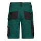 Mrkegrnne/sorte shorts i polyester og bomuld med flere lommer.