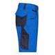 Bl/marinebl polyester-bomulds arbejdsshorts med flere lommer.