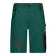 Grønne unisex shorts i stof med lommer.