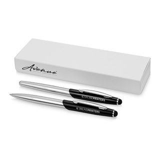 St med styluskuglepen og rollerballpen Geneva