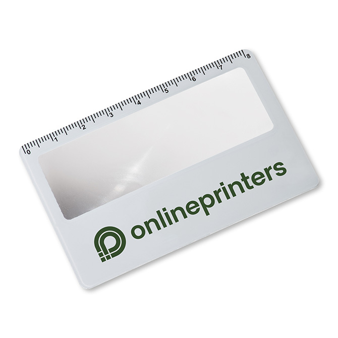 Lseforstrrelsesglas i kreditkortformat Posen