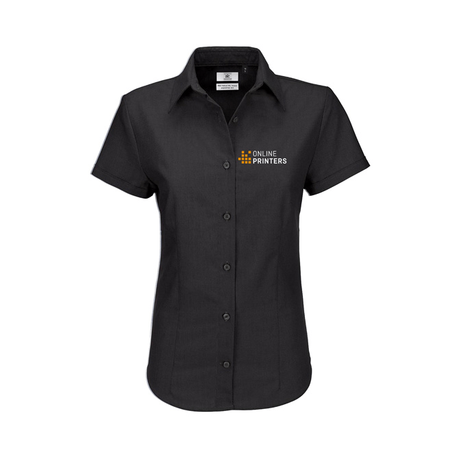 B&C Oxford kortrmede bluser