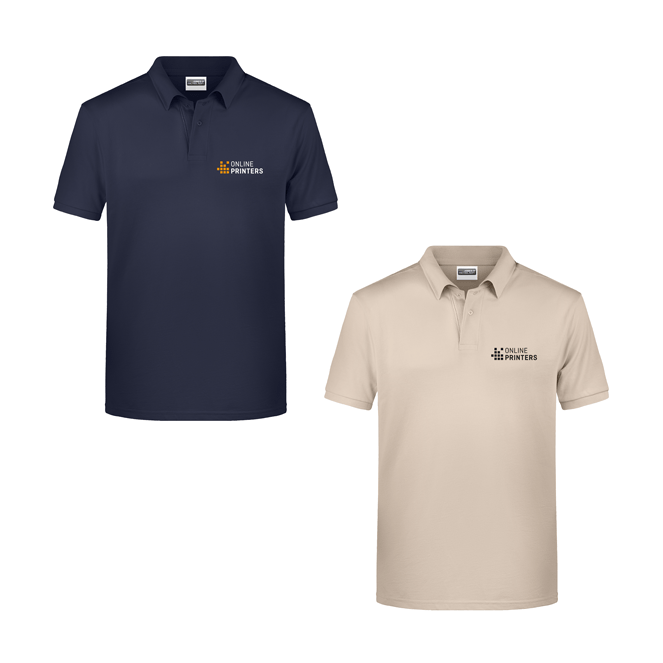 Herrepoloshirts af kologisk bomuld