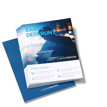 Billede Klassikeren til din reklame: DIN-A6-flyers med tryk p&aring; begge sider