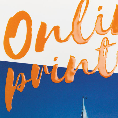 Flyers med partiel relieflak