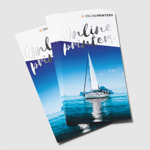 Flyers med partiel sølvfolie
