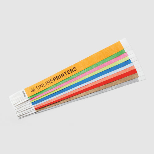 Adgangsarmbånd af Tyvek®, 25,5 x 1,9 cm 1