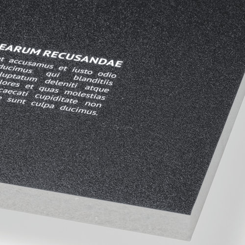 Blødskumsplade, grå