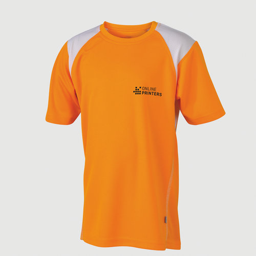 orange / hvid