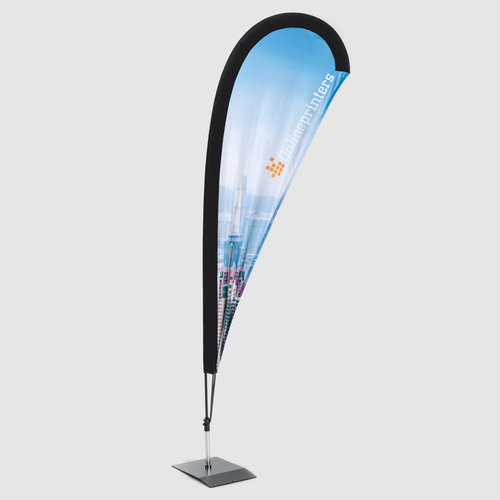 Dråbeformet beachflag, tryk, 49,0 x 179,0 cm 1