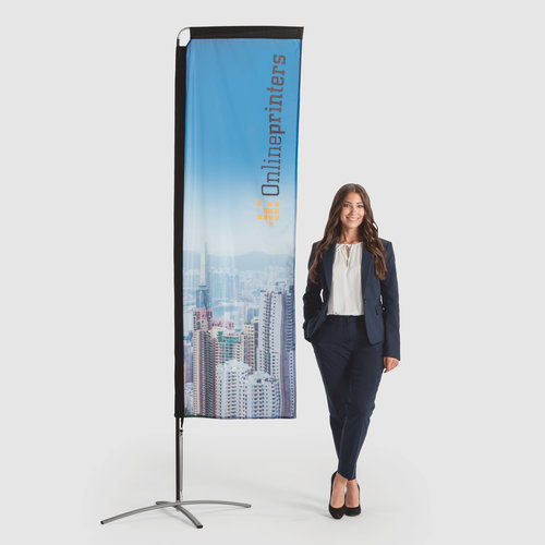 Firkantet flag, tryk, 65,0 x 244,0 cm 1