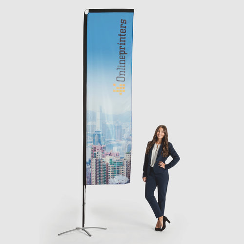 Firkantet flag, tryk, 78,0 x 357,0 cm 1