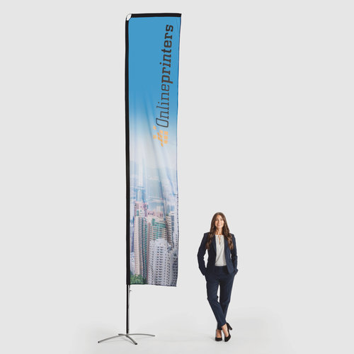 Firkantet flag inkl. tryk, 89,0 x 448,0 cm 1